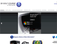 Tablet Screenshot of 3dgolfcourse.com
